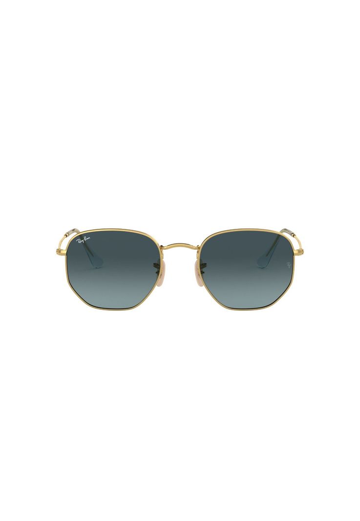 Lentes De Sol Hexagonal Dorado Ray-Ban RB3548N91233M51-0