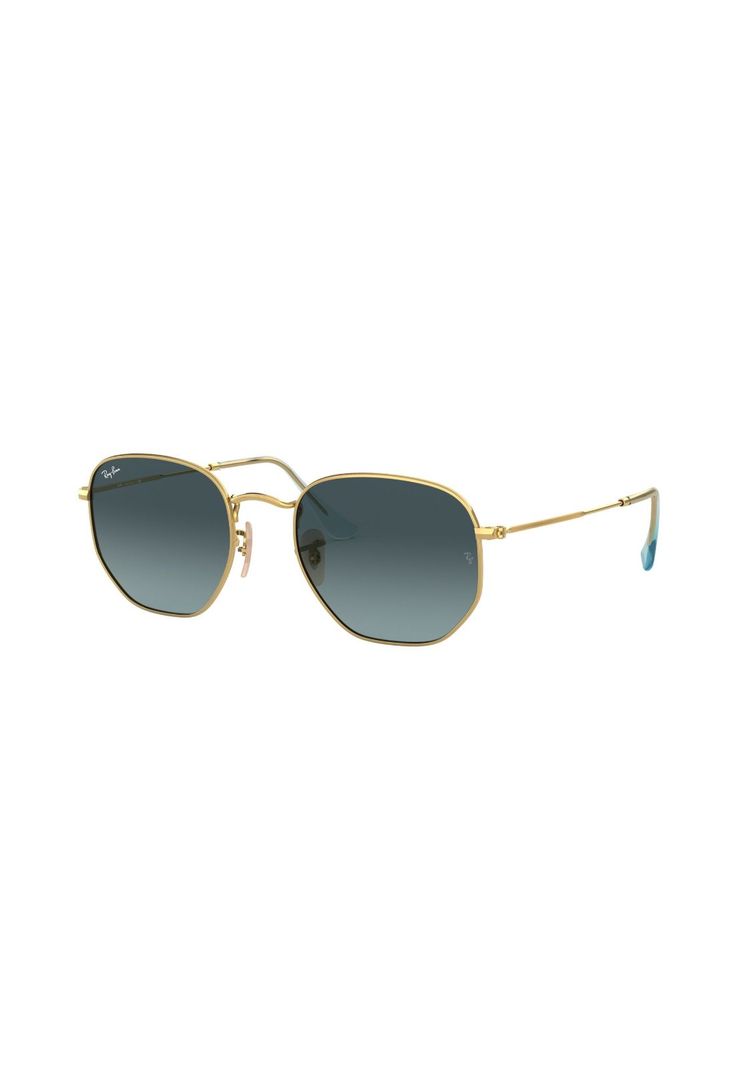 Lentes De Sol Hexagonal Dorado Ray-Ban RB3548N91233M51-1