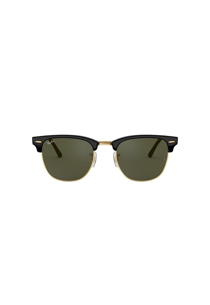 Lentes de Sol Clubmaster Black On Gold Ray-Ban RB3016W0365-0