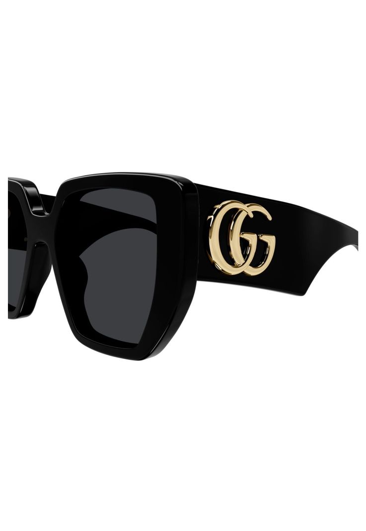 Lentes de Sol Shiny Black Gucci GG0956S003-2