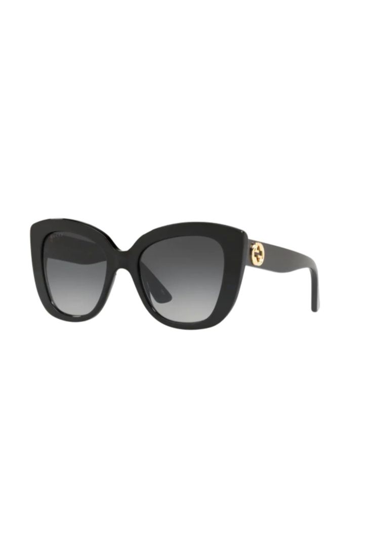 Lentes de Sol Negro Brillante Gucci GG0327S001 M