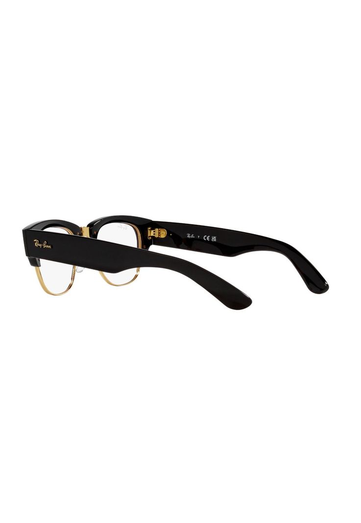 Lentes Ópticos Mega Clubmaster Black Ray-Ban Optical-4