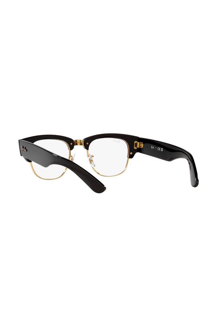 Lentes Ópticos Mega Clubmaster Black Ray-Ban Optical-5