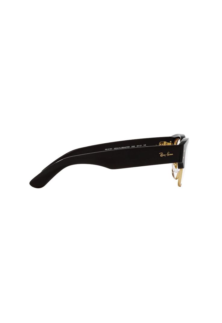 Lentes Ópticos Mega Clubmaster Black Ray-Ban Optical-9