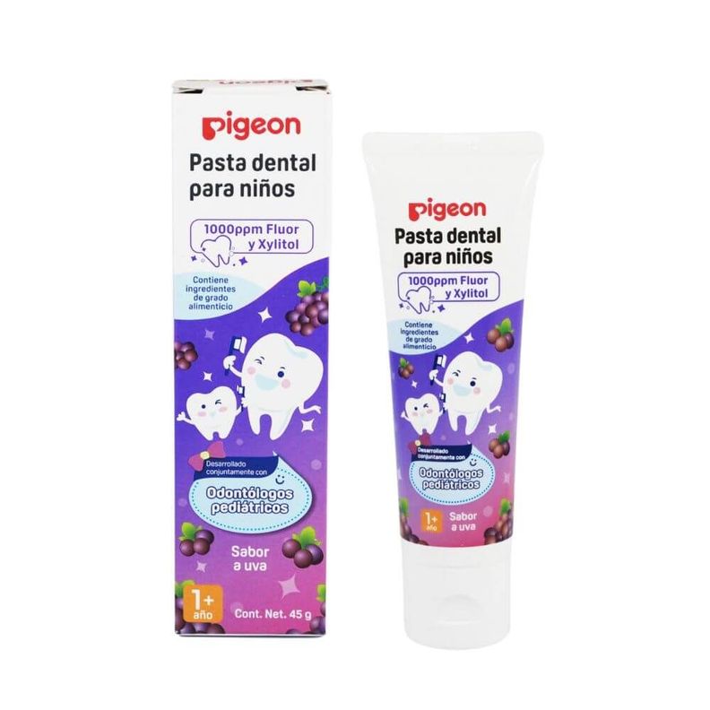 Pasta Dental Para Ninos Sabor A Uva 45grs Celeste
