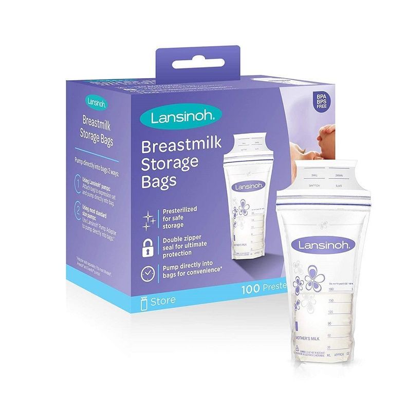 BOLSA ALMACENAMIENTO LECHE MATERNA 100U-0