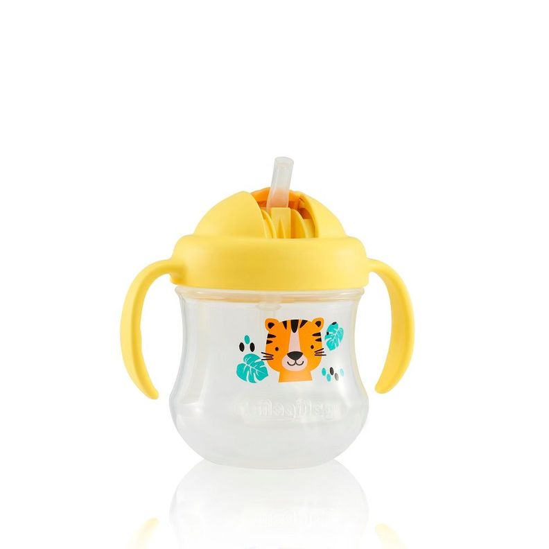 Vaso Magmag Con Bombilla 200ml Pigeon Amarillo