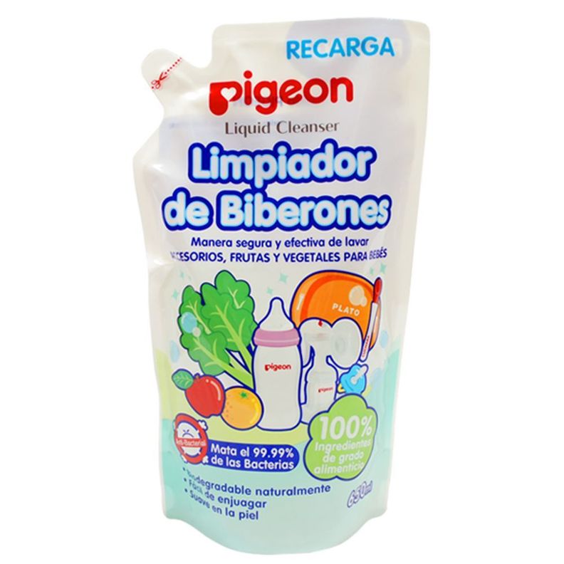Limpiador De Biberones 650 ML Recarga Pigeon-0