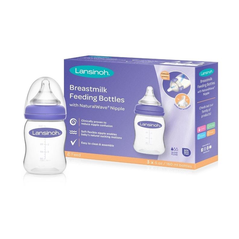 MAMADERA NATURAL WAVE 160 ML PACK X 3-0