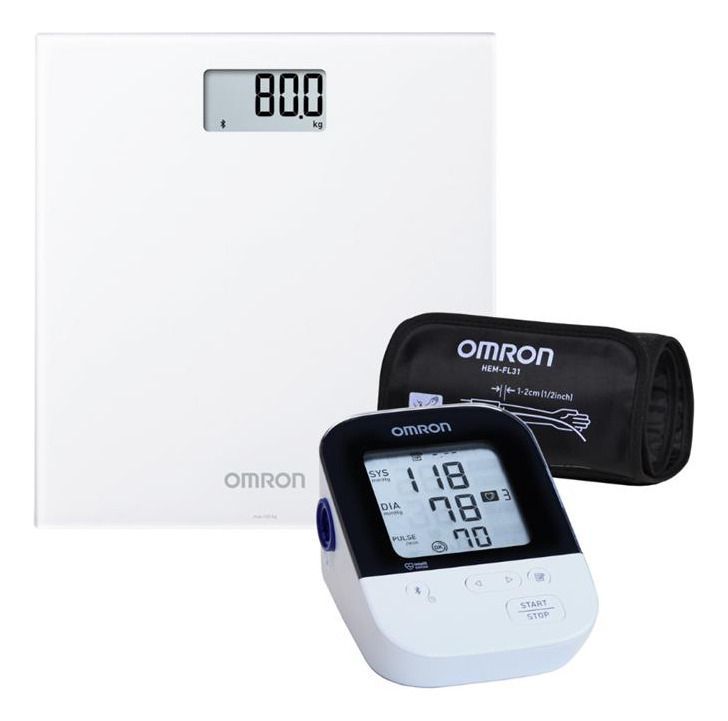 Pack Monitor De Presión De Brazo + Balanza Digital