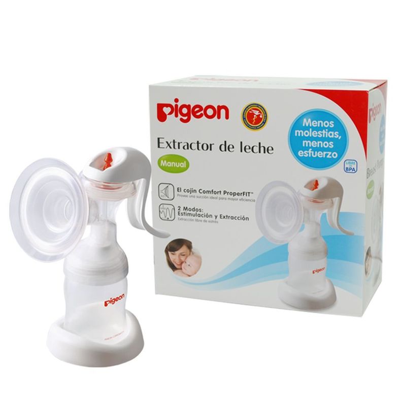 Extractor de Leche Manual Blanco Pigeon-0