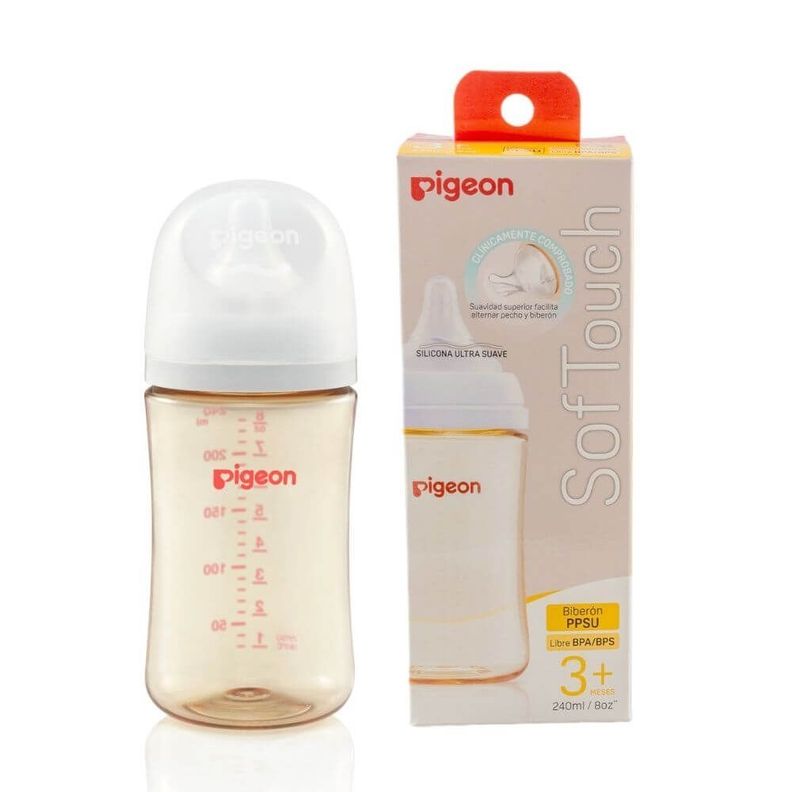 Biberón Softouch Pigeon PPSU 240ml-0