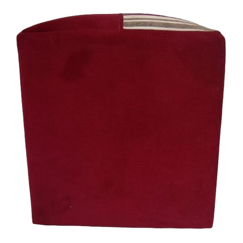 PACK 2 POUF FELPA COMPOSE ROJO-3