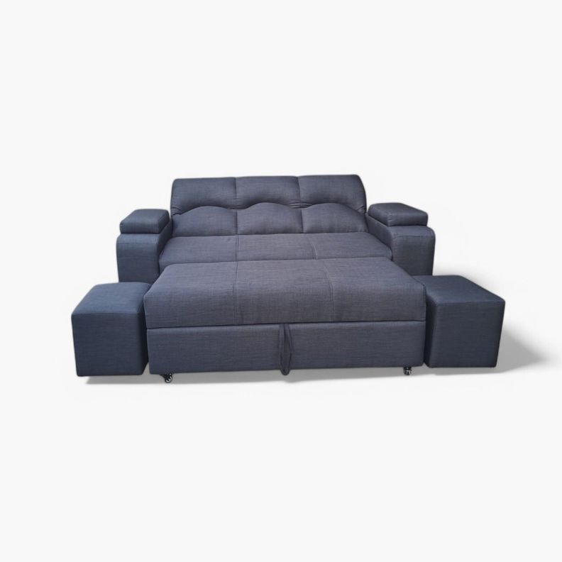 Sofa Cama funcional 2 PZ Lino +2 POUF-4
