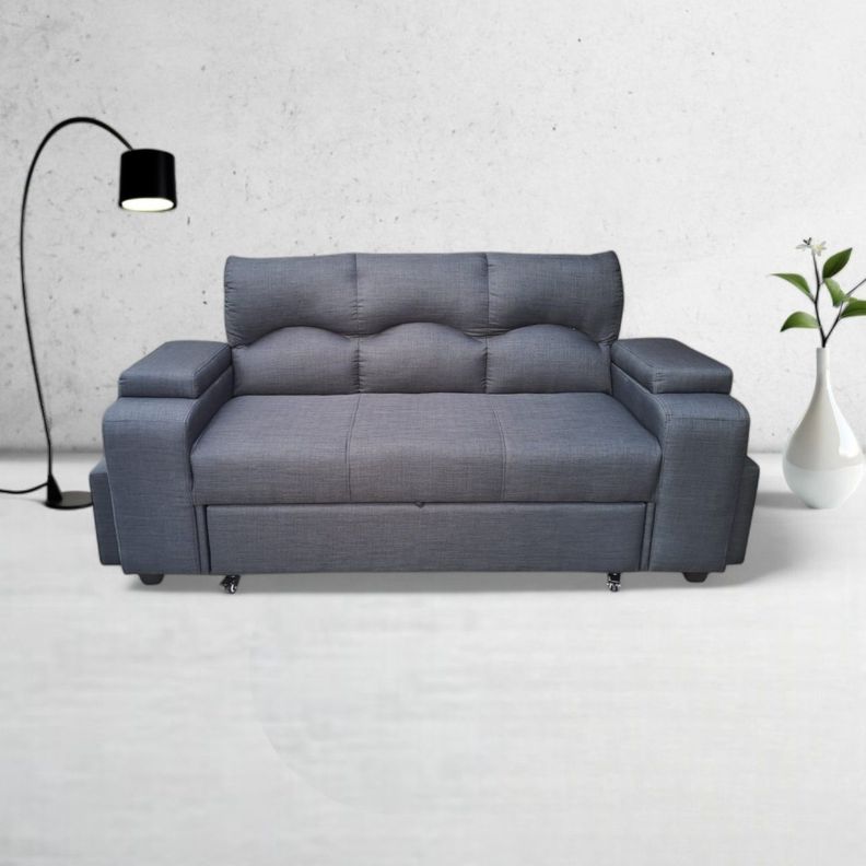 Sofa Cama funcional 2 PZ Lino +2 POUF-6