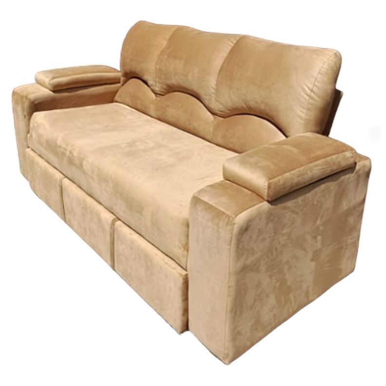 SOFA CAMA FUNCIONAL 2 PZ DECO FELPA CAMEL-3