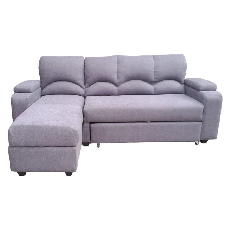 SECCIONAL CAMA BAUL FUNCIONAL 2 PZ DECO LINO GRIS IZQUIERDO-1