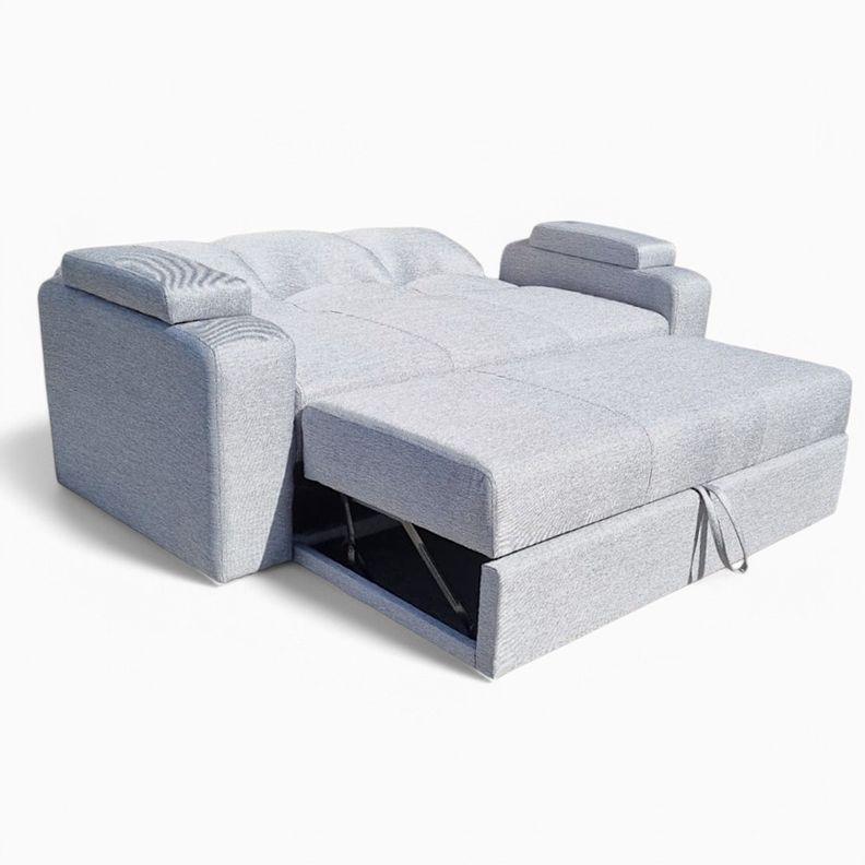 SOFA CAMA FUNCIONAL 2 PZ DECO LINO IMPERMEABLE-3