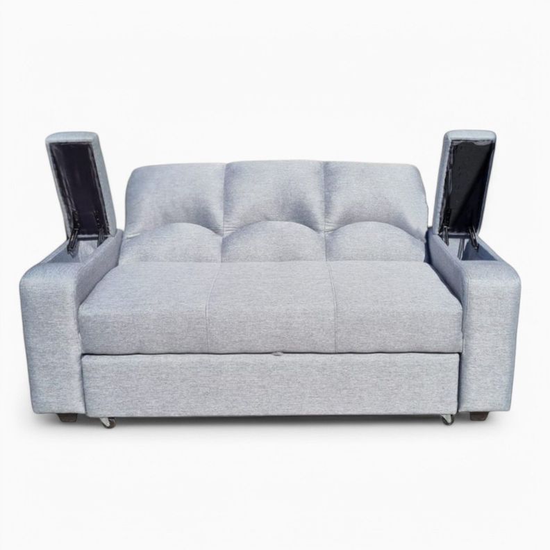 SOFA CAMA FUNCIONAL 2 PZ DECO LINO IMPERMEABLE-4