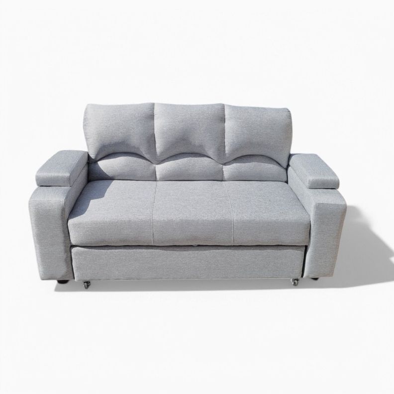 SOFA CAMA FUNCIONAL 2 PZ DECO LINO IMPERMEABLE-5