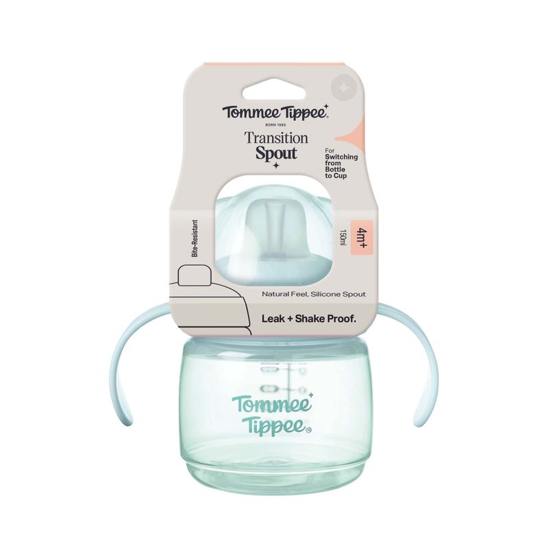 Vaso de aprendizaje  4 meses+ Transition Spout 150ml Celeste