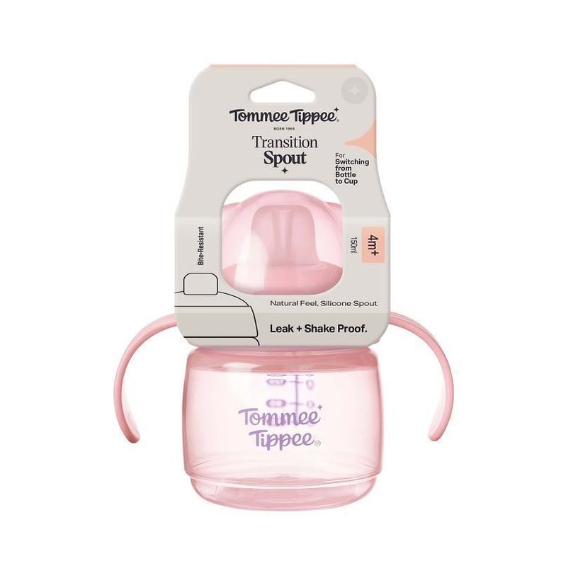 Vaso de aprendizaje  4 meses+ Transition Spout 150ml Rosado