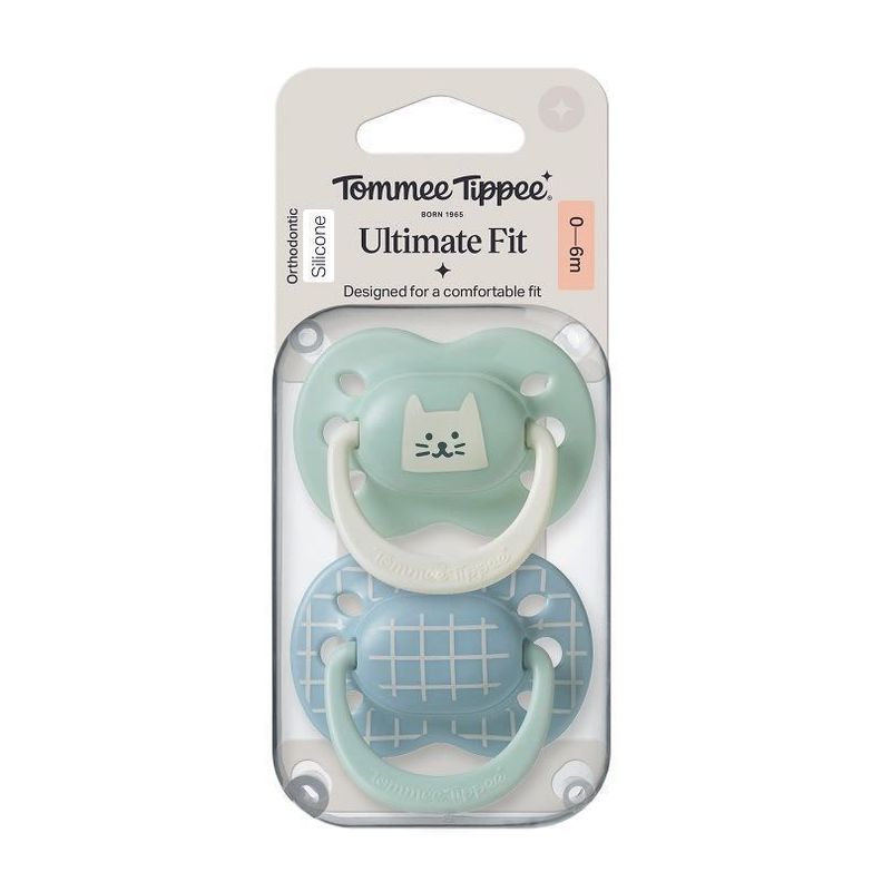 Chupete de silicona Ultimate Fit 2 unidades 0-6 meses nino