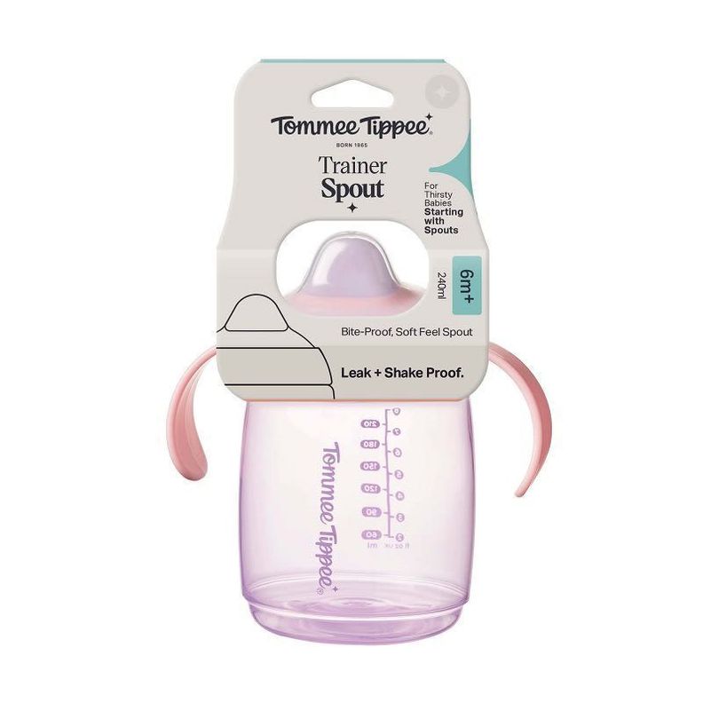 Vaso antiderrame 6 meses+ Trainer Spout 240ml Rosado