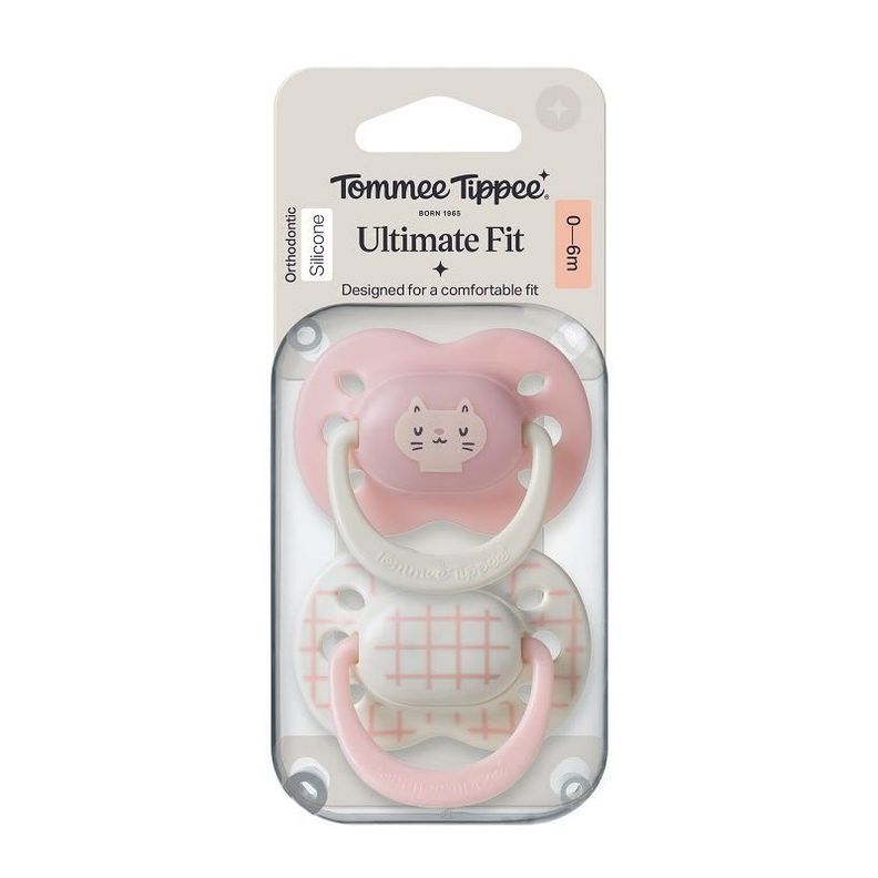 Chupete de silicona Ultimate Fit 2 unidades 0-6 meses nina