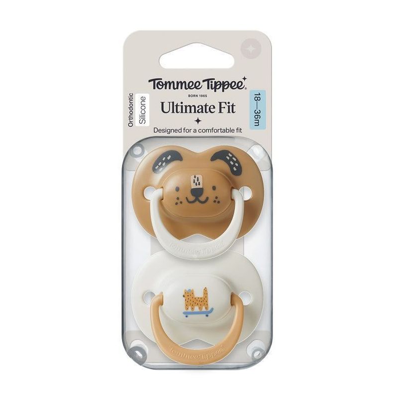Chupete de silicona Ultimate Fit 2 unidades 18-36 meses nino