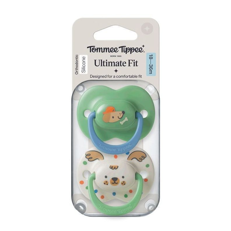 Chupete de silicona Ultimate Fit 2 unidades 18-36 meses nino