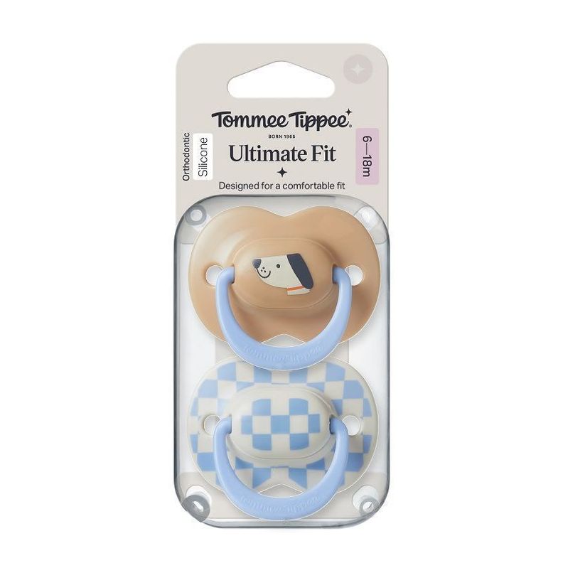 Chupete de silicona Ultimate Fit 2 unidades 6-18 meses nino