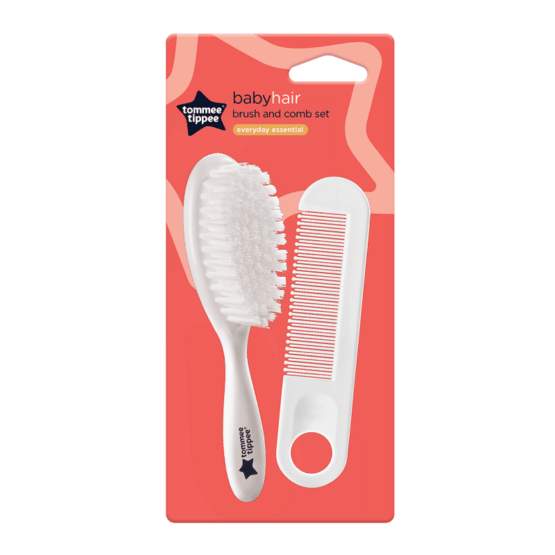 Set cepillo y peineta para bebe BabyHair Blanco