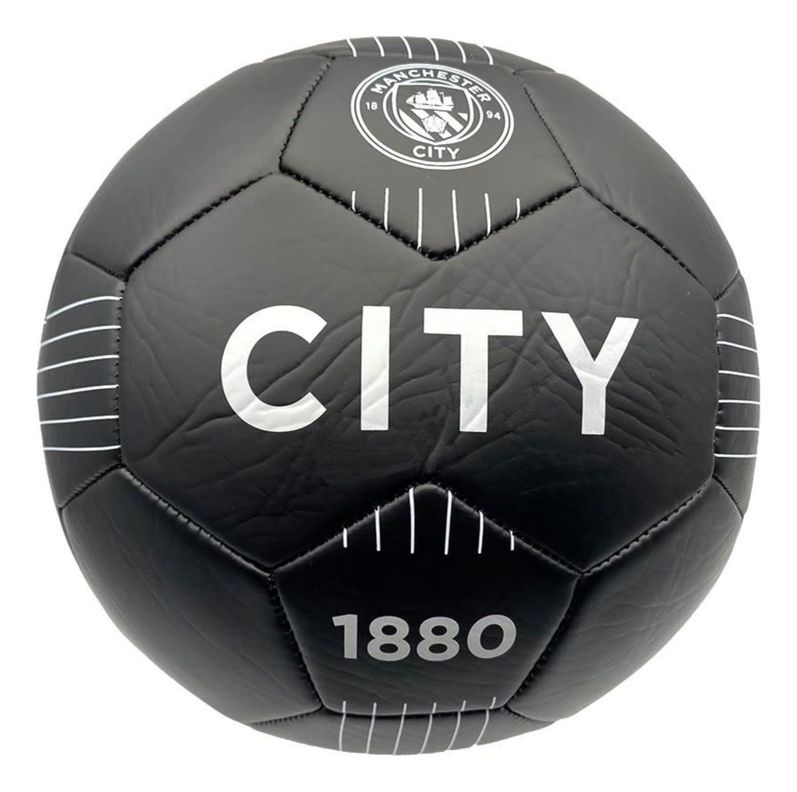 Balon De Futbol Manchester City F.c. Black Oficial N°5-0