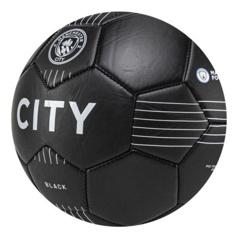 Balon De Futbol Manchester City F.c. Black Oficial N°5-1