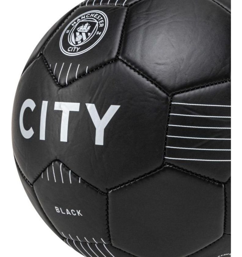 Balon De Futbol Manchester City F.c. Black Oficial N°5-4