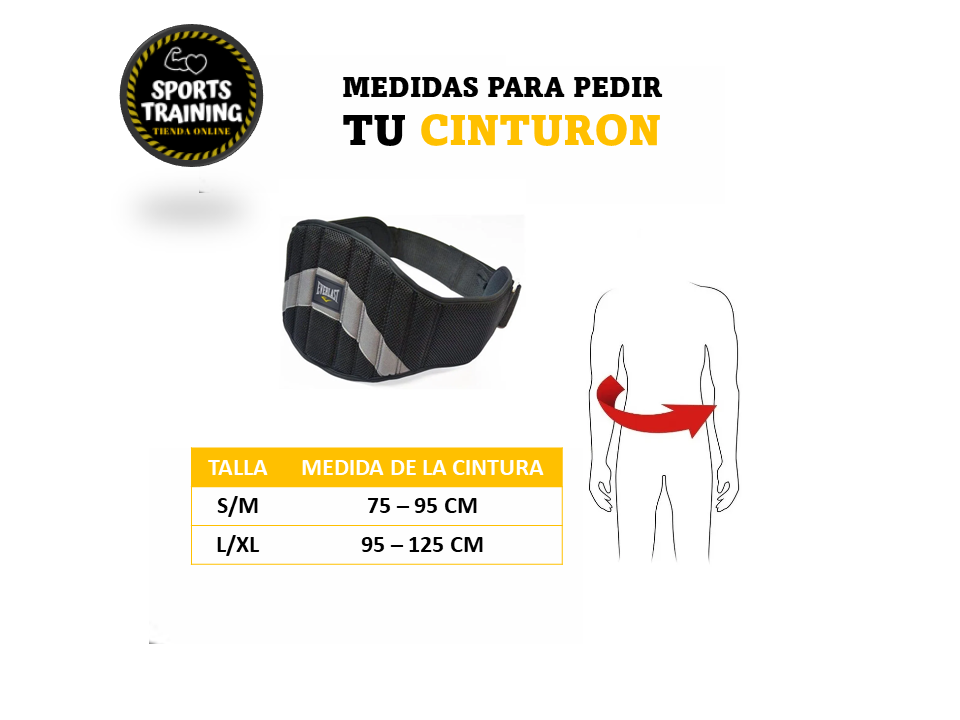 Cinturón De Entrenamiento Fitness Everlast Levantamiento De-2