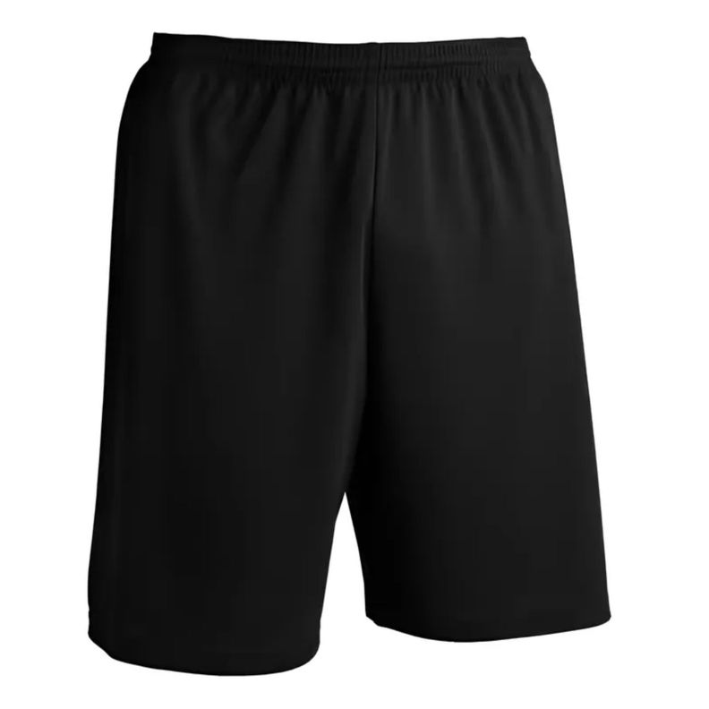 Short de Futbol Nino DRB Negro Liso Entrenamiento