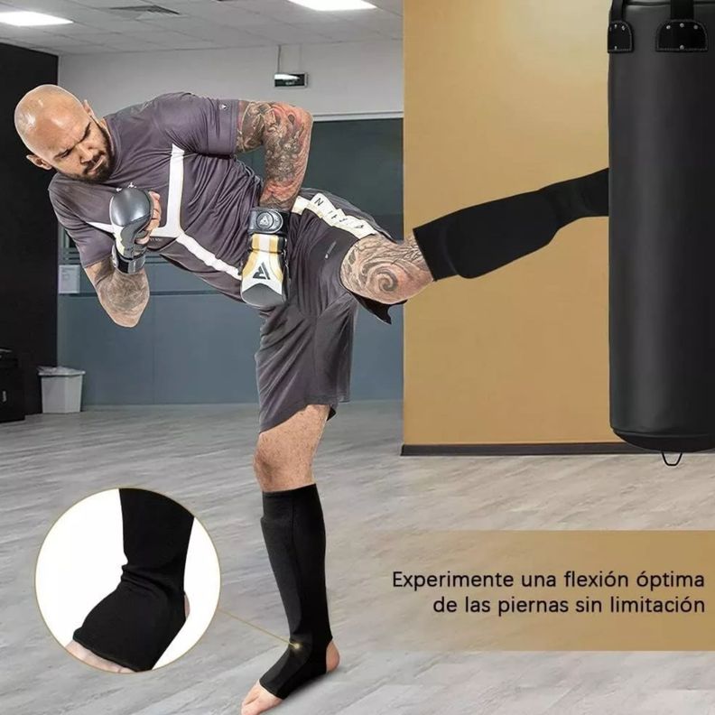 Canillera Con Empeinera Elasticado Taekwondo/Artes Marciales-3