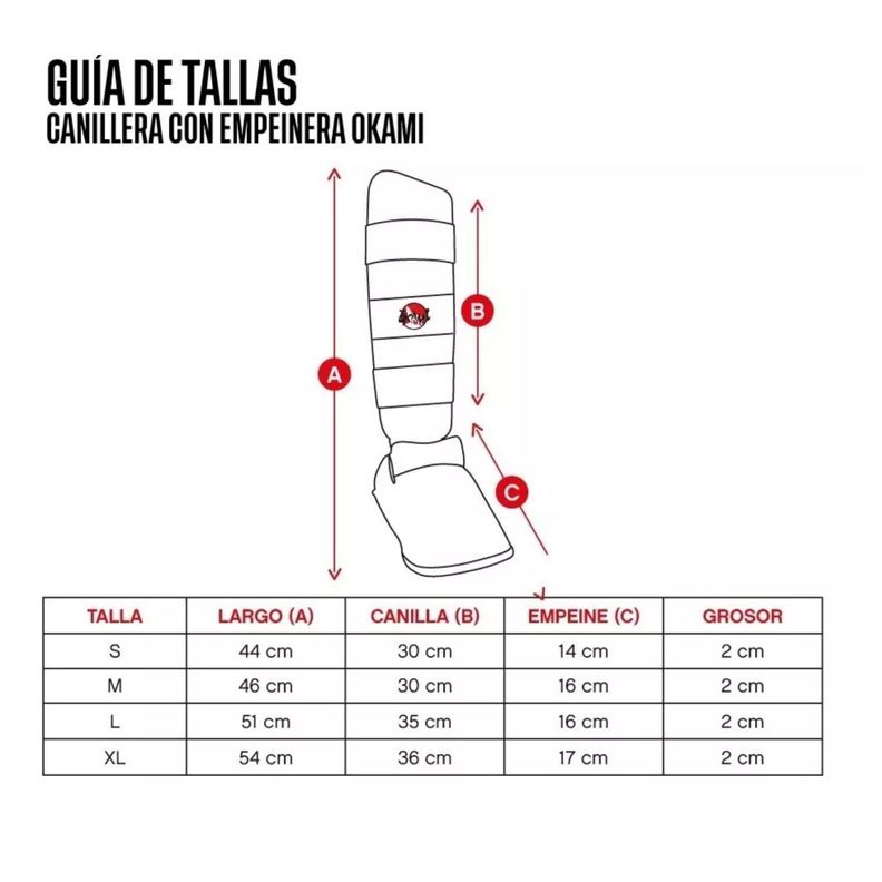 Canillera Con Empeinera Pro Kickboxing Artes Marciales-2
