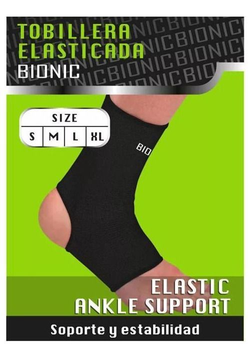 Tobillera Elásticada Compresión Clásica Bionic-1