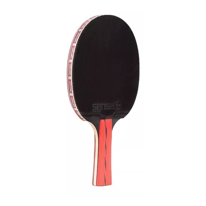 Paleta De Ping Pong Sensei 5 Star Negra Y Roja-1