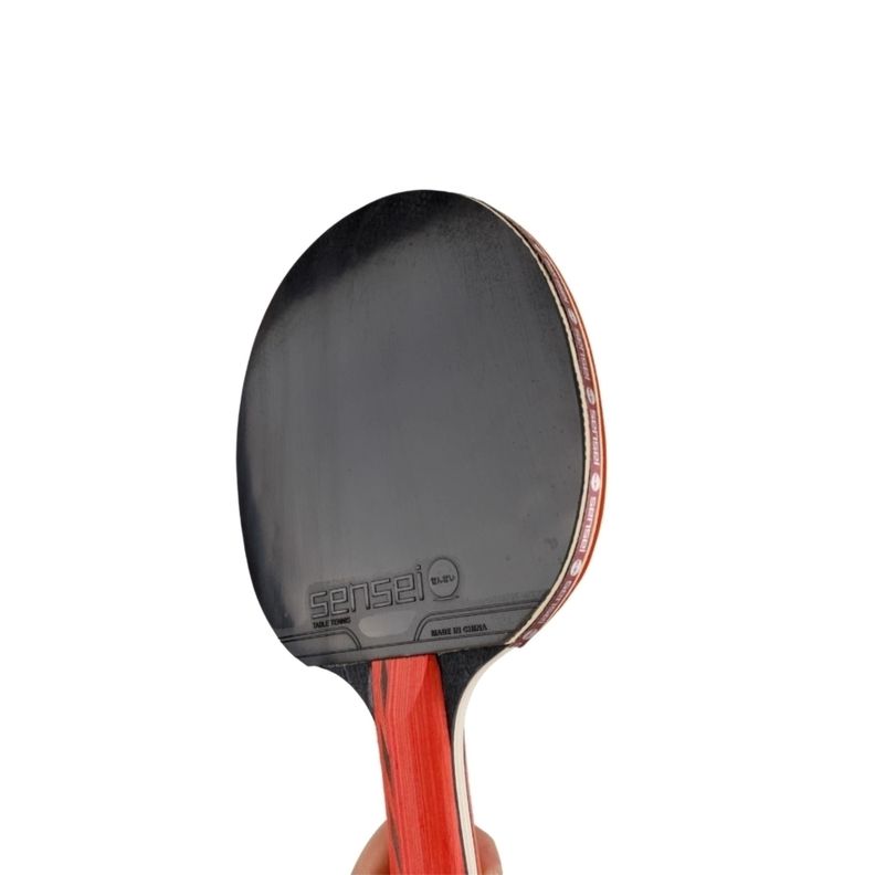 Paleta De Ping Pong Sensei 5 Star Negra Y Roja-3