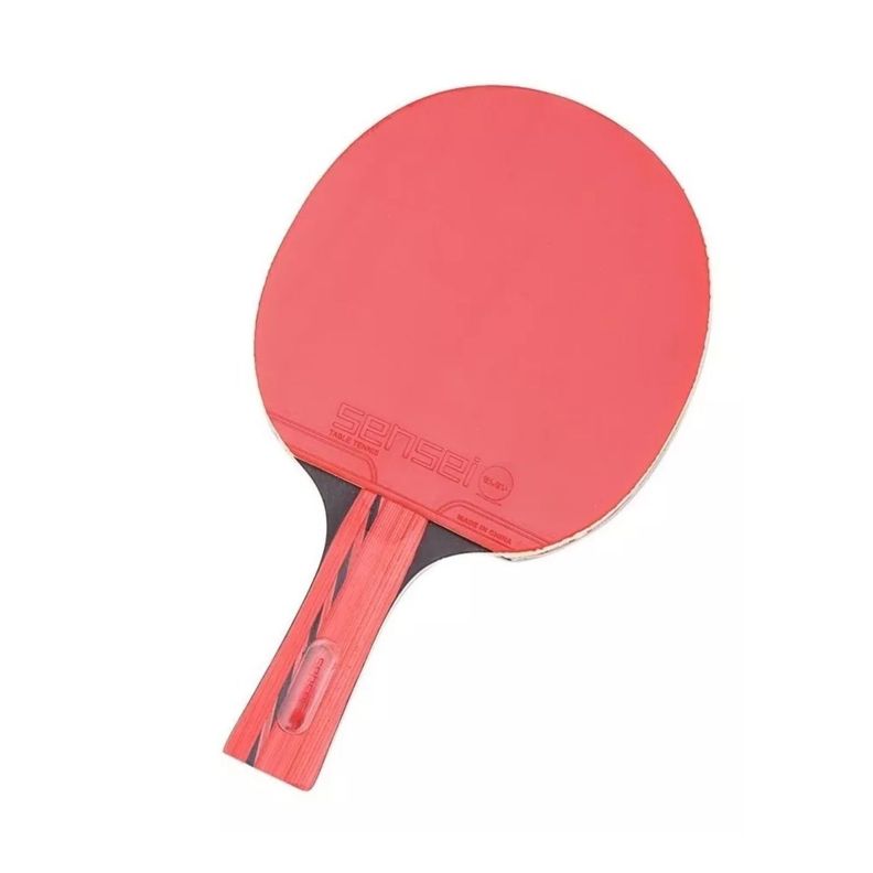 Paleta De Ping Pong Sensei 5 Star Negra Y Roja-4