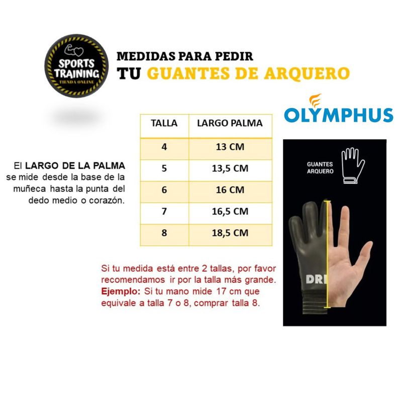 Guantes Arquero Portero Infantil Con Ferulas Rio Olymphus-4