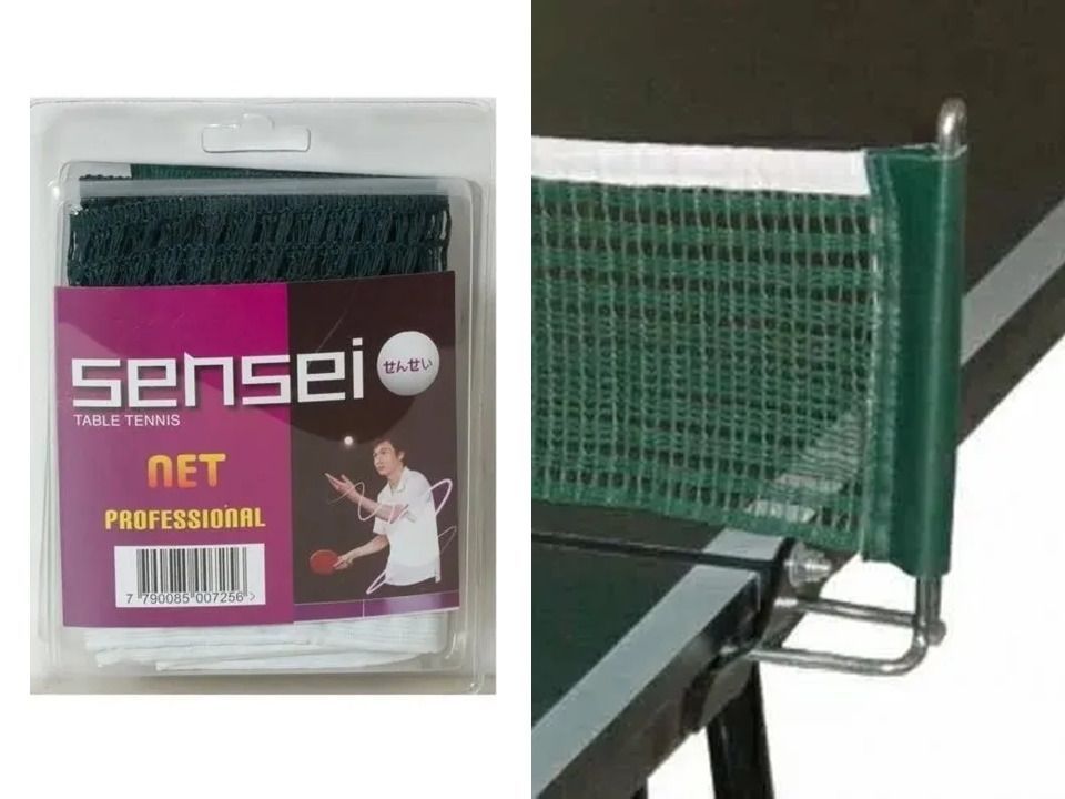 Red Ping Pong Profesional Sensei® Algodón - Tenis De Mesa-1