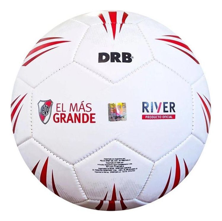Balon De Futbol Nº5 Oficial River Plate-2