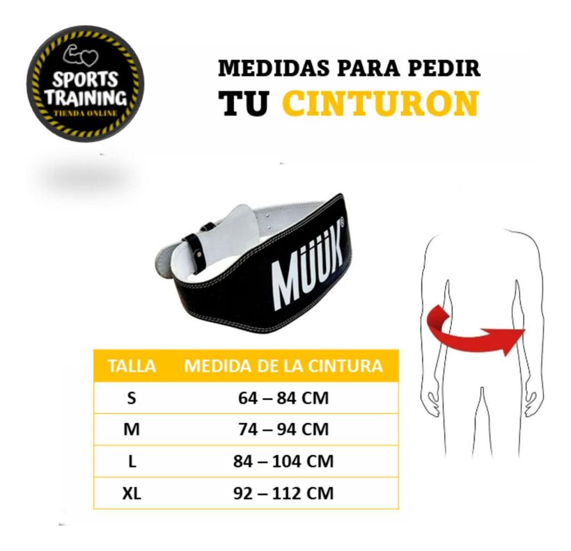 Cinturon Para Levantamiento De Pesas Cuero-2