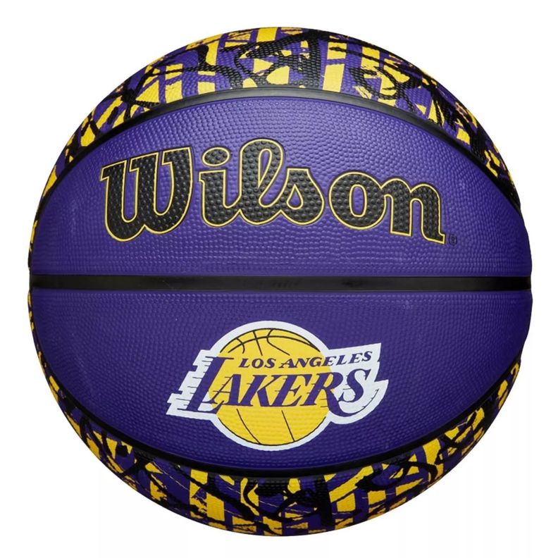 Balón Basketball Wilson Nba #7 Tidye Los Angeles Lakers-0