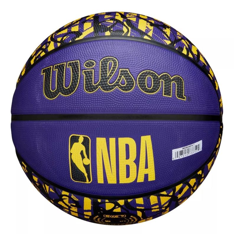 Balón Basketball Wilson Nba #7 Tidye Los Angeles Lakers-1